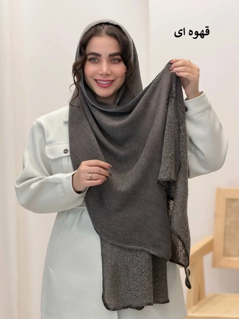 3732-شال پاییزه پاپیون